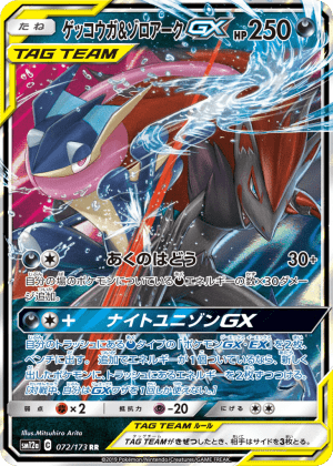 Greninja & Zoroark-GX (Holofoil)