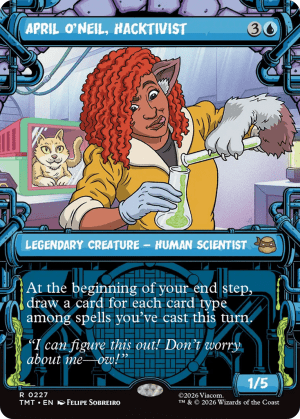 April O'Neil, Hacktivist