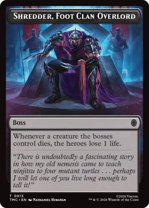 Shredder, Foot Clan Overlord