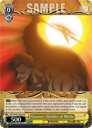 Escanor: Wielder of Rhitta (Holo)