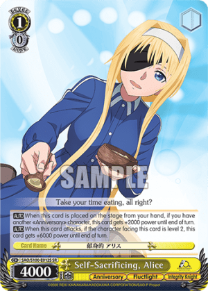Self-Sacrificing, Alice (Holo)