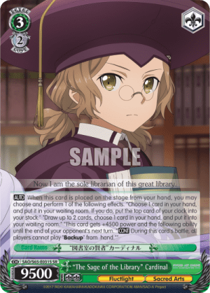 "The Sage of the Library" Cardinal (Holo)
