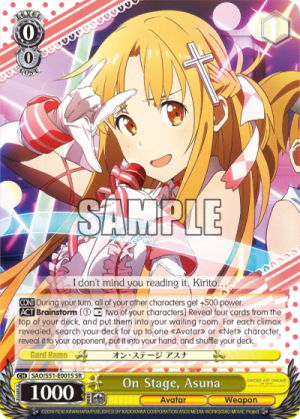 On Stage, Asuna (Holo)
