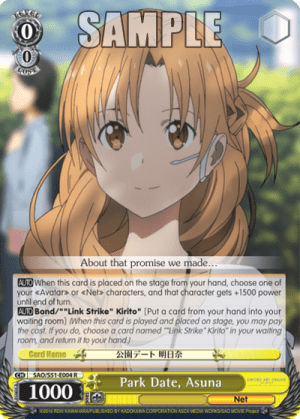 Park Date, Asuna