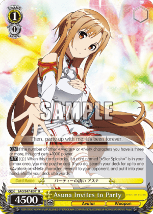 Asuna Invites to Party