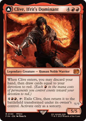 Clive, Ifrit's Dominant // Ifrit, Warden of Inferno