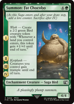 Summon: Fat Chocobo