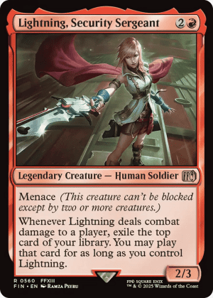 Lightning, Security Sergeant