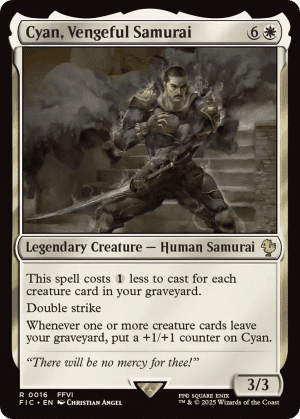 Cyan, Vengeful Samurai