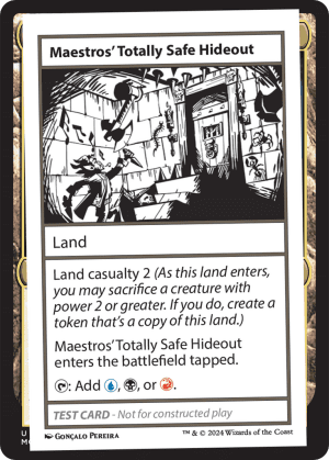 Maestros' Totally Safe Hideout