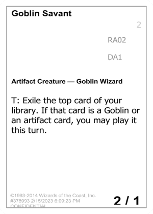 Goblin Savant
