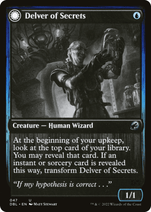 Delver of Secrets // Insectile Aberration