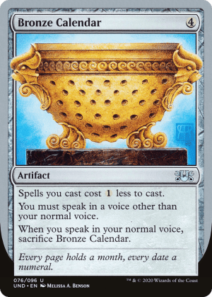 Bronze Calendar
