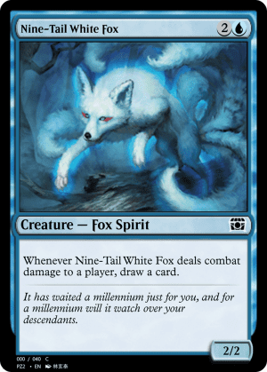 Nine-Tail White Fox