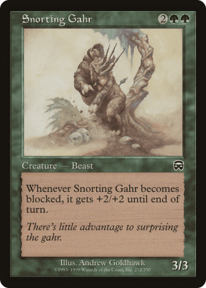 Snorting Gahr