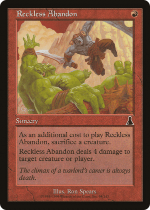 Reckless Abandon