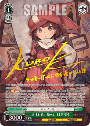 A Little Rest, LLENN