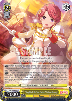 "Knight of the Sun Nation" Futaba Isurugi