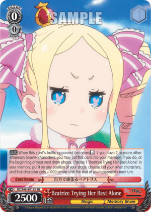 Beatrice Trying Her Best Alone (Holo)