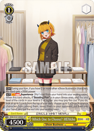 Which One to Choose? MEMcho (Holo)