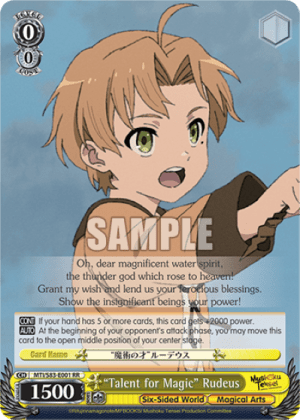 "Talent for Magic" Rudeus