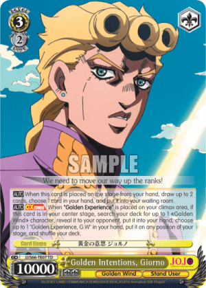 Golden Intentions, Giorno