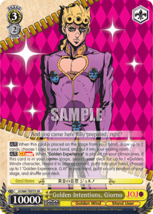 Golden Intentions, Giorno (Holo)