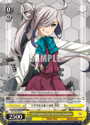 16th Yugumo-class Destroyer, Asashimo
