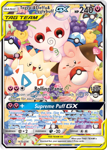 Togepi & Cleffa & Igglybuff-GX (Holofoil)