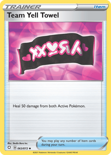 Team Yell Towel (Reverse Holofoil)