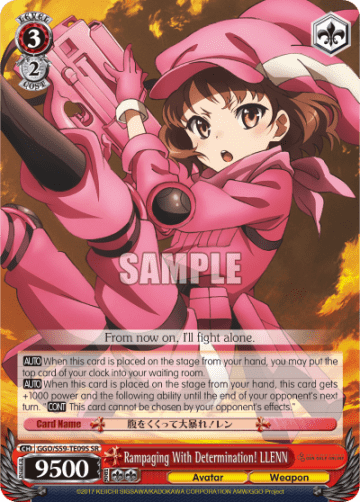 Rampaging With Determination! LLENN (Holo)
