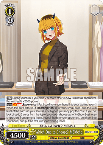 Which One to Choose? MEMcho — Booster Pack 【OSHI NO KO】 Vol.2