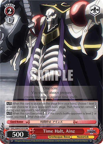 Time Halt, Ainz (Holo)