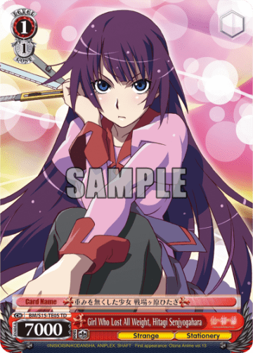 Girl Who Lost All Weight, Hitagi Senjyogahara