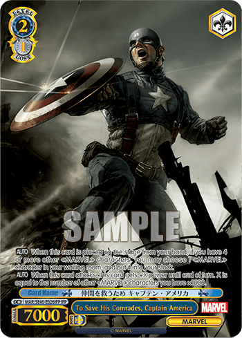 To Save His Comrades, Captain America