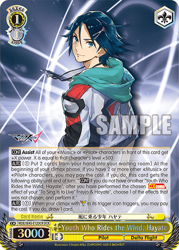 Youth Who Rides the Wind, Hayate