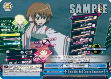 Simplified Full Control Encounter