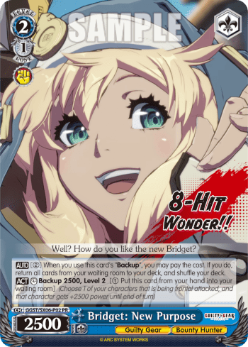 Bridget: New Purpose #GGST/SX06-P02 — Guilty Gear -Strive-