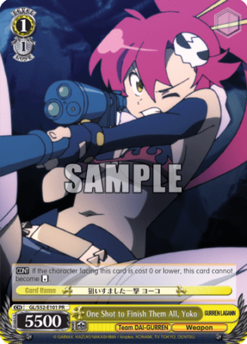 One Shot to Finish Them All, Yoko #GL/S52-E101 — GURREN LAGANN