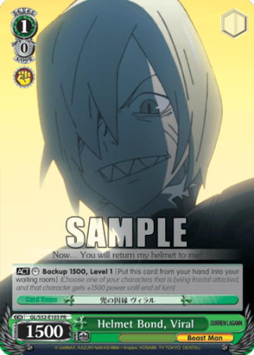 Helmet Bond, Viral #GL/S52-E103 — GURREN LAGANN
