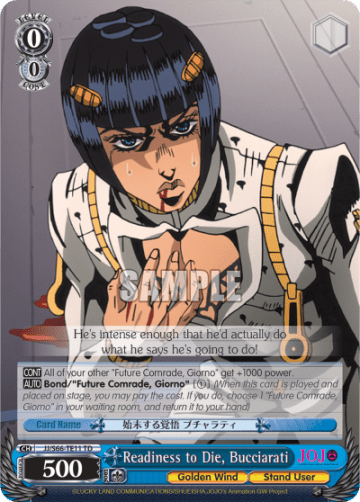 Readiness to Die, Bucciarati