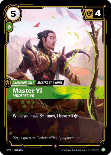 Yi, Meditative (4) — Proving Grounds