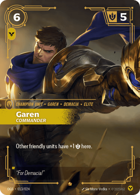 Garen, Commander (13) — Proving Grounds