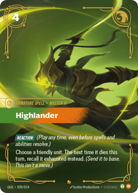 Highlander (20) — Proving Grounds