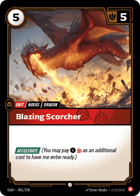 Blazing Scorcher (Foil) (1) — Origins