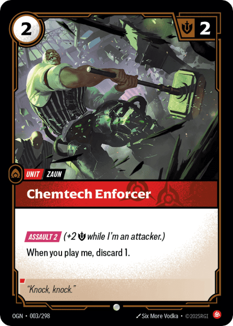 Chemtech Enforcer (3) — Origins