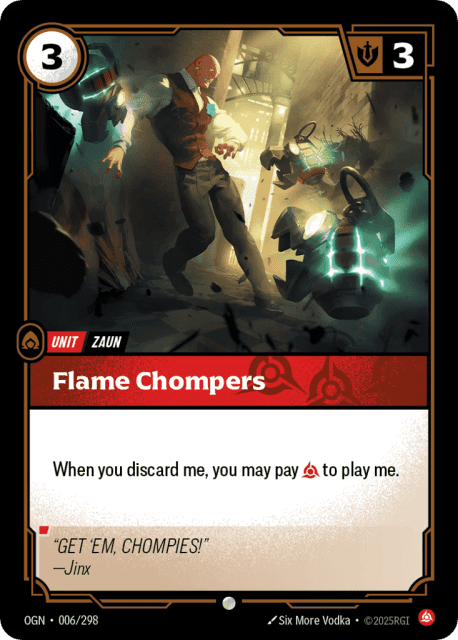 Flame Chompers (6) — Origins