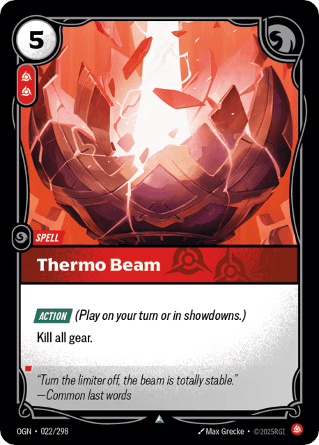 Thermo Beam (22) — Origins
