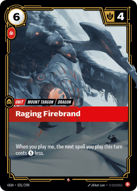 Raging Firebrand (Foil) (31) — Origins