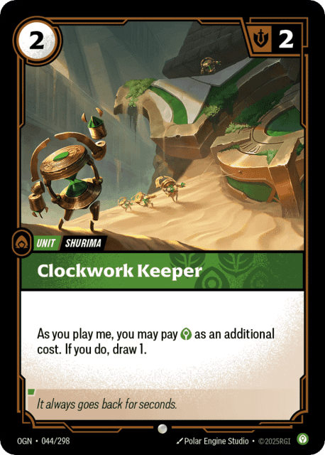 Clockwork Keeper (Foil) (44) — Origins